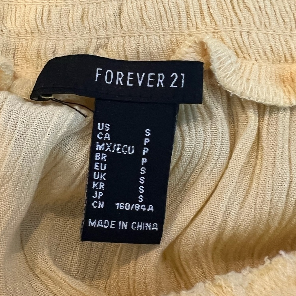 Forever 21 Sunny Yellow Maxi Dress S - Picture 2 of 6